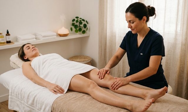 Massage drainage lymphatique
