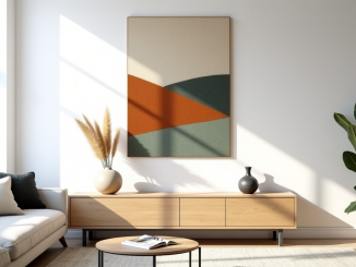 Comment décorer un mur vide sans multiplier les cadres
