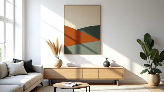 Comment décorer un mur vide sans multiplier les cadres